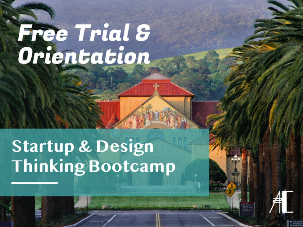 Free Trial and Orientation - Startup & Design Thinking Bootcamp